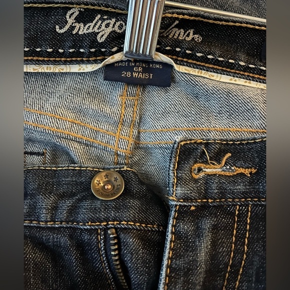 Indigo Palms Women's Newport Palms Denim Jeans, Straight Leg; Size 6R 28 Waist - Picture 4 of 10